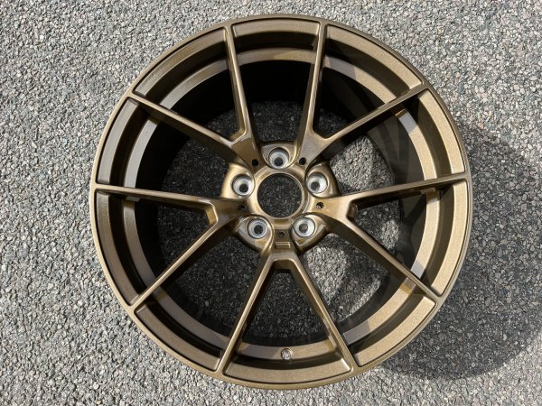 NEW 19 INCH CS STYLE ALLOY WHEELS IN BRONZE WITH WIDER 9.5" REAR 5x120