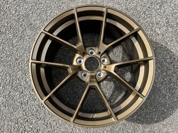 NEW 19" CS STYLE ALLOY WHEELS IN GLOSS BRONZE WITH WIDER 9.5" REAR