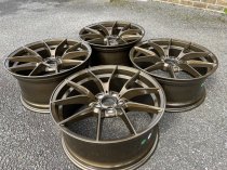 NEW 19" CS STYLE ALLOY WHEELS IN GLOSS BRONZE WITH WIDER 9.5" REAR