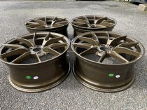 NEW 19 INCH CS STYLE ALLOY WHEELS IN BRONZE WITH WIDER 9.5" REAR 5x120