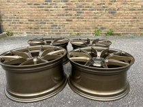 NEW 19" CS STYLE ALLOY WHEELS IN GLOSS BRONZE WITH WIDER 9.5" REAR