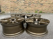 NEW 19 INCH CS STYLE ALLOY WHEELS IN BRONZE WITH WIDER 9.5" REAR 5x120