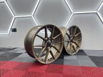 New 19 Inch CS Style Alloy Wheels In Matt Bronze, Flow Formed With Wider 9.5" Rear 763 5x120