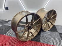 New 19 Inch CS Style Alloy Wheels In Matt Bronze, Flow Formed With Wider 9.5" Rear 763 5x120