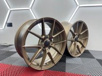 New 19 Inch CS Style Alloy Wheels In Matt Bronze, Flow Formed With Wider 9.5" Rear 763 5x120