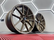 New 19 Inch CS Style Alloy Wheels In Matt Bronze, Flow Formed With Wider 9.5" Rear 763 5x120