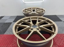 New 19 Inch CS Style Alloy Wheels In Matt Bronze, Flow Formed With Wider 9.5" Rear 763 5x120