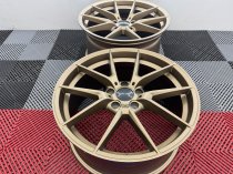 New 19 Inch CS Style Alloy Wheels In Matt Bronze, Flow Formed With Wider 9.5" Rear 763 5x120