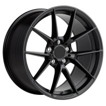 NEW 18″ CS STYLE ALLOY WHEELS IN SATIN BLACK, ENGRAVED, WIDER 9″ REAR