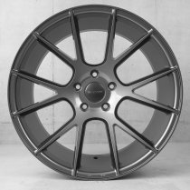NEW 18 INCH VEEMANN V-FS23 ALLOY WHEELS IN GLOSS GRAPHITE WITH DEEPER CONCAVE 9" ET38 ALL ROUND 5x120