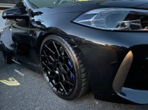 NEW 18 INCH VEEMANN V-FS42 ALLOY WHEELS IN GLOSS BLACK 5x112