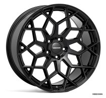 NEW 18 INCH VEEMANN V-FS42 ALLOY WHEELS IN GLOSS BLACK 5x112