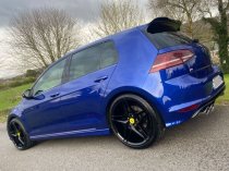 NEW 18 INCH VEEMANN V-FS46 ALLOY WHEELS IN GLOSS BLACK WITH DEEPER CONCAVE 9" REAR OPTION 5x112