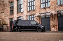 NEW 18 INCH VEEMANN V-FS46 ALLOY WHEELS IN GLOSS BLACK WITH DEEPER CONCAVE 9" REAR OPTION 5x112