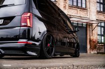 NEW 18 INCH VEEMANN V-FS46 ALLOY WHEELS IN GLOSS BLACK WITH DEEPER CONCAVE 9" REAR OPTION 5x112