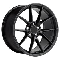 New 19 Inch CS Style Alloy Wheels in Satin Black, MP Engraved, with Wider 9.5″ Rears, 5x120