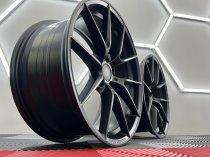 New 19 Inch CS Style Alloy Wheels in Satin Black, MP Engraved, with Wider 9.5" Rears, 5x120