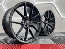 New 19 Inch CS Style Alloy Wheels in Satin Black, MP Engraved, with Wider 9.5" Rears, 5x120