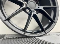 New 19 Inch CS Style Alloy Wheels in Satin Black, MP Engraved, with Wider 9.5" Rears, 5x120