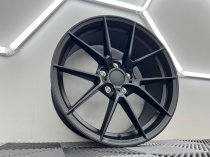 New 19 Inch CS Style Alloy Wheels in Satin Black, MP Engraved, with Wider 9.5" Rears, 5x120