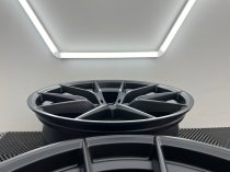 New 19 Inch CS Style Alloy Wheels in Satin Black, MP Engraved, with Wider 9.5" Rears, 5x120