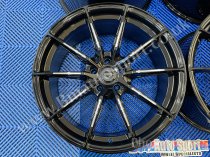 NEW 19 INCH C9 CORTEZ ALLOY WHEELS IN GLOSS BLACK WITH MILLED ACCENT SPOKES AND DEEPER CONCAVE 9.5" REAR OPTION 5x112