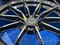 NEW 19 INCH C9 CORTEZ ALLOY WHEELS IN GLOSS BLACK WITH MILLED ACCENT SPOKES AND DEEPER CONCAVE 9.5" REAR OPTION 5x112