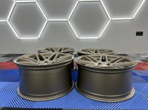 NEW 19 INCH STROM STR3 ALLOY WHEELS IN SATIN BRONZE WITH DEEPER CONCAVE 10" REAR OPTION 5x120