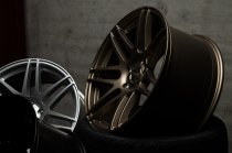 NEW 19 INCH STROM STR3 ALLOY WHEELS IN SATIN BRONZE WITH DEEPER CONCAVE 10" REAR OPTION 5x120