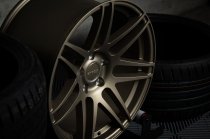 NEW 19 INCH STROM STR3 ALLOY WHEELS IN SATIN BRONZE WITH DEEPER CONCAVE 10" REAR OPTION 5x120