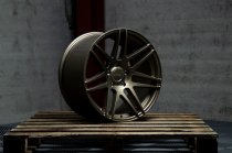 NEW 19 INCH STROM STR3 ALLOY WHEELS IN SATIN BRONZE WITH DEEPER CONCAVE 10" REAR OPTION 5x120