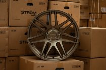 NEW 19 INCH STROM STR3 ALLOY WHEELS IN SATIN BRONZE WITH DEEPER CONCAVE 10" REAR OPTION 5x120
