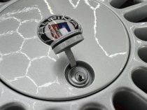 USED 17 INCH GENUINE ALPINA CLASSIC SOFTLINE ALLOY WHEELS, FULLY REFURBED INC ALL CAPS + VG UNIROYAL TYRES 5x120