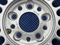 USED 17 INCH GENUINE ALPINA CLASSIC SOFTLINE ALLOY WHEELS, FULLY REFURBED INC ALL CAPS + VG UNIROYAL TYRES 5x120
