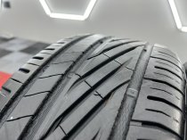 USED 17 INCH GENUINE ALPINA CLASSIC SOFTLINE ALLOY WHEELS, FULLY REFURBED INC ALL CAPS + VG UNIROYAL TYRES 5x120
