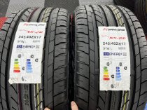 USED 17 INCH GENUINE ALPINA CLASSIC SOFTLINE ALLOY WHEELS, WIDE REAR, FULLY REFURBED INC ALL CAPS + NEW NANKANG TYRES 5x120