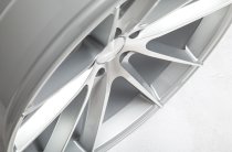 NEW 18 INCH VEEMANN V-FS25 ALLOY WHEELS IN SILVER MACHINED WITH DEEPER CONCAVE 9" REAR OPTION 5x120