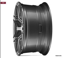NEW 18 INCH VEEMANN V-FS38 ALLOY WHEELS IN GLOSS GRAPHITE WITH DEEPER CONCAVE 9" REAR ALL ROUND 5x120