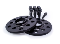 NEW 15/20mm BLACK BIMECC SPACERS - (1 PAIR INC BOLTS ) 5x112 66.6 CB