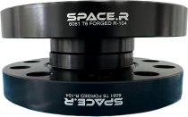 NEW 10/12/15/20mm BLACK SPACE R WHEEL SPACERS - (1 PAIR INC BOLTS ) 5x112 66.6 CB
