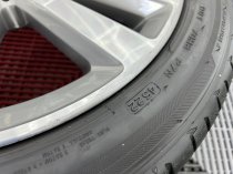 USED 17 INCH GENUINE BMW STYLE 655 DOUBLE SPOKE ALLOY WHEELS,GC, LIGHT GUNMETAL WITH POLISHED FACE,INC VG RUNFLAT TYRES 5x120