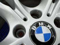 USED 18 INCH GENUINE BMW STYLE 400 M SPORT ALLOY WHEELS,WIDER REARS, GOOD CONDITION INC RUNFLAT TYRES 5x120