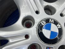 USED 18 INCH GENUINE BMW STYLE 400 M SPORT ALLOY WHEELS,WIDER REARS, GOOD CONDITION INC RUNFLAT TYRES 5x120