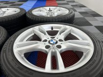 USED 18 INCH GENUINE BMW STYLE 400 M SPORT ALLOY WHEELS,WIDER REARS, VGC CONDITION INC VG NON RUNFLAT TYRES 5x120