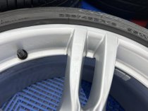 USED 18 INCH GENUINE BMW STYLE 400 M SPORT ALLOY WHEELS,WIDER REARS, VGC CONDITION INC VG NON RUNFLAT TYRES 5x120