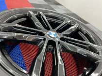 Used 19 Inch Genuine BMW Style 704 M Alloy Wheels, Fully Refurbished in Gloss Black, Including Good Runflat Tyres, 5x120
