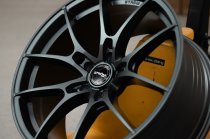 NEW 18 INCH STROM STR-F1 FLOW FORGED ALLOY WHEELS IN SATIN GUNMETAL WITH DEEPER CONCAVE 9" REAR OPTION 5x120