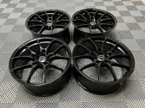 NEW 19 INCH STROM STR-F1 FLOW FORGED ALLOY WHEELS IN GLOSS BLACK 5x112