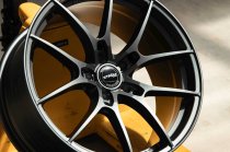 NEW 19 INCH STROM STR-F1 FLOW FORGED ALLOY WHEELS IN SATIN GUNMETAL WITH DEEPER CONCAVE 9.5" REAR OPTION 5x120