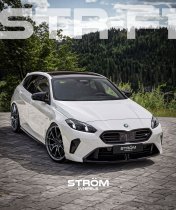 NEW 19 INCH STROM STR-F1 FLOW FORGED ALLOY WHEELS IN SATIN GUNMETAL WITH DEEPER CONCAVE 9.5" REAR OPTION 5x120